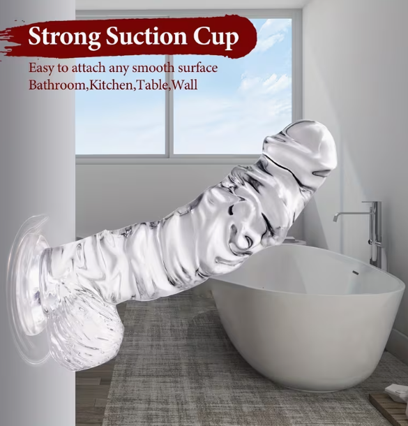 REALISTIC CLEAR DILDO