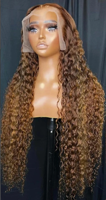 Ombre Blonde 30 inch Brazilian human wig