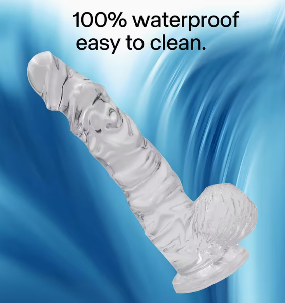 REALISTIC CLEAR DILDO