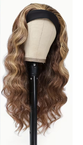 Headband Body Wave Ombre Human Wig