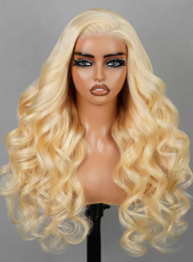 Body Wave Blonde 22-inch Human Wig