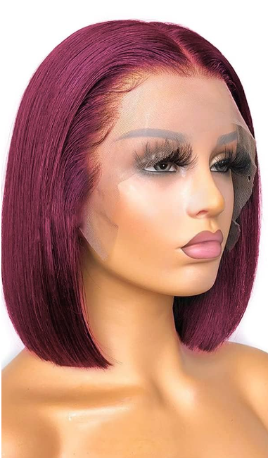 Silky Straight Bob Style 10 inch Human Wig