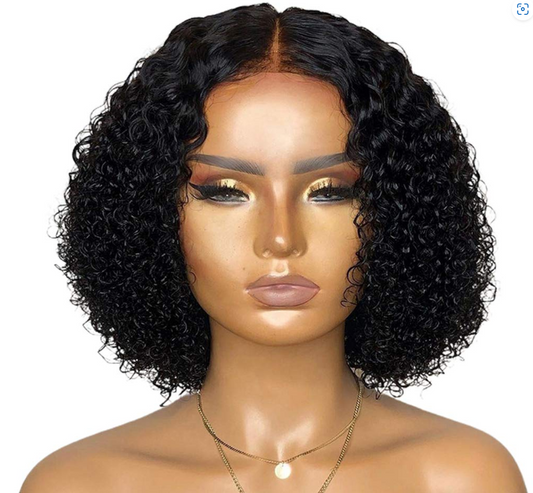 Curly Bob Style 10 Inch Human Wig