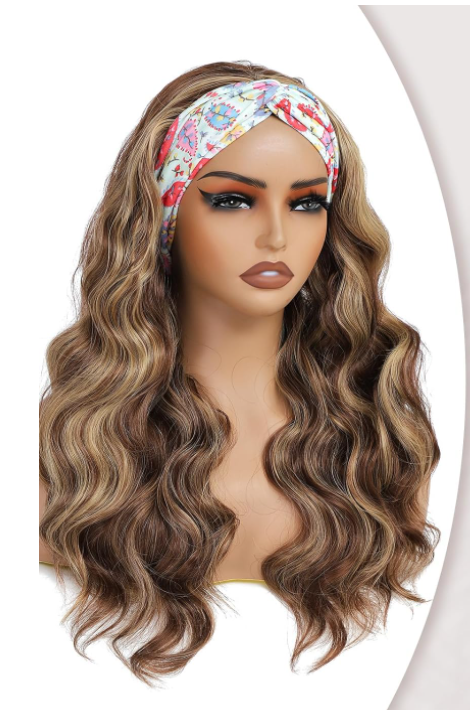 Headband Body Wave Ombre Human Wig