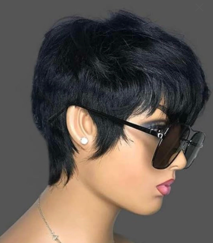 Pixie Style Human Wig